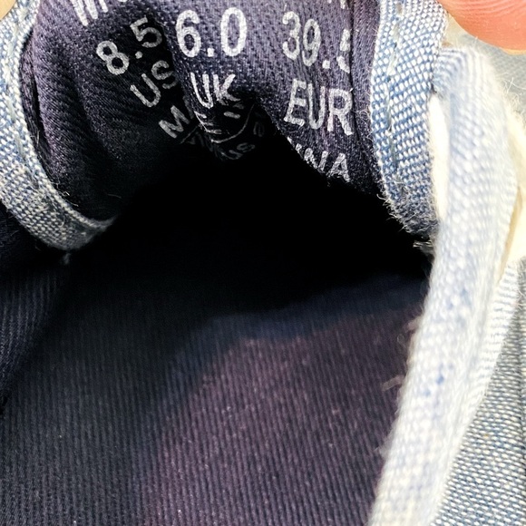 Keds Denim Blue Triple Core Lace Up Sneakers Size 8.5 - Picture 7 of 7